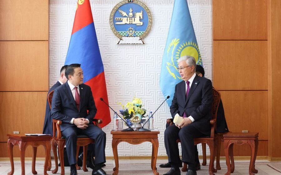 Монгол Улсын Их Хурлын дарга Д.Амарбаясгалан БНКУ-ын Ерөнхийлөгч К.Токаевт бараалхав