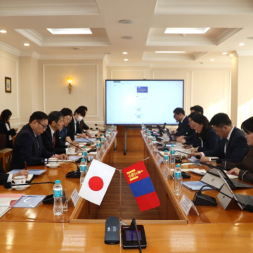 МОНГОЛ-ЯПОНЫ САНХҮҮГИЙН ЗӨВЛӨЛДӨХ ХОЁРДУГААР УУЛЗАЛТ БОЛЛОО.