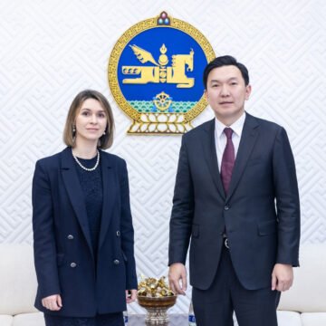 Улсын Их Хурлын дарга Н.Учрал Олборлох салбарын ил тод байдлын санаачилгын Азийн бүс хариуцсан захирал Олиана Валигуратай уулзлаа