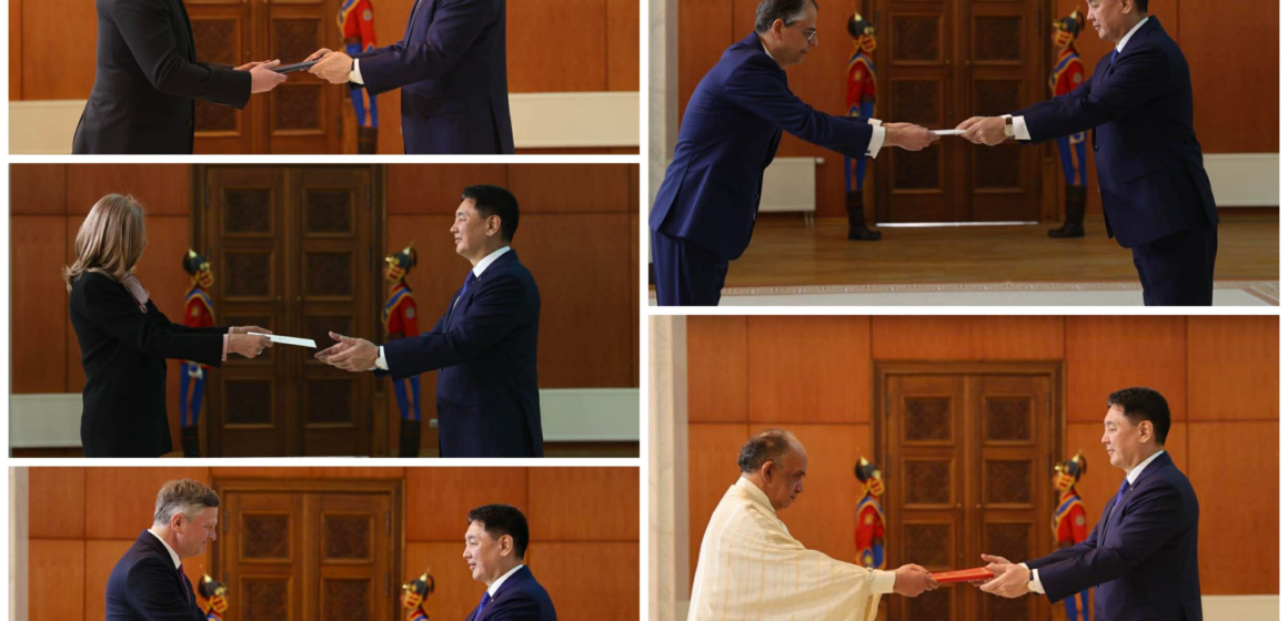 Хавсран суух Элчин сайд нар Итгэмжлэх жуух бичгээ өргөн барилаа