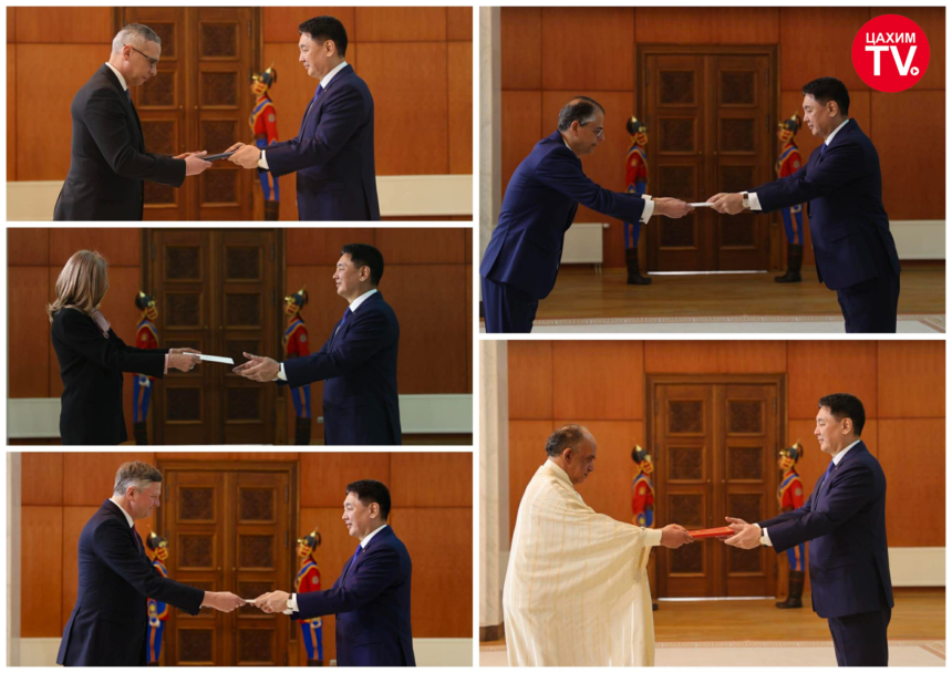 Хавсран суух Элчин сайд нар Итгэмжлэх жуух бичгээ өргөн барилаа